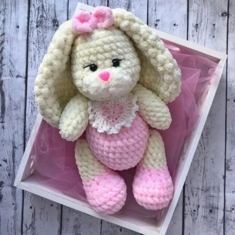 Plush Sonia Crochet Bunny Amigurumi