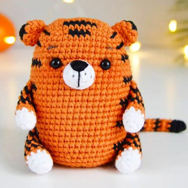 Little Tiger Crochet Amigurumi PDF 