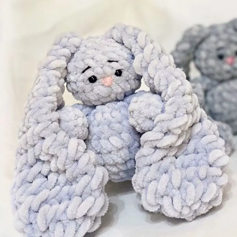 Easy Plush Bunny Amigurumi Crochet PDF 